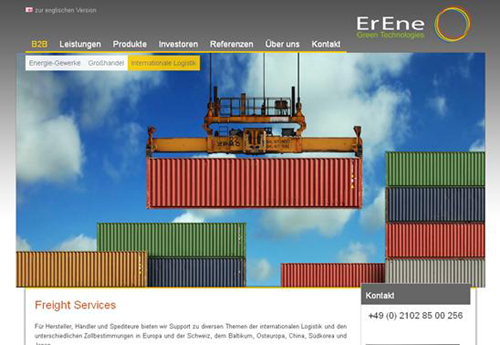 BRANDrot Reference ErEne Logistik